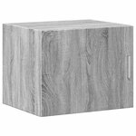 vidaXL Armoire de rangement mince sonoma gris 50x42 5x225 cm