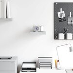 vidaXL Étagère murale flottante gris béton 23x23 5x3 8 cm MDF