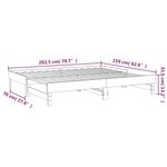 vidaXL Lit coulissant Blanc 2x(80x200) cm Bois de pin massif