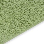 vidaXL Jeu de tapis de salle de bain 3 Pièces Tissu Vert