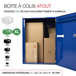 Boite à colis atout 1 porte bleu 5010 b