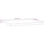 vidaXL Dessus de table 40x40x2 5 cm rectangulaire bois massif d'acacia
