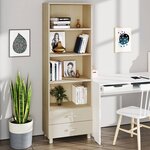 vidaXL Buffet HAMAR Marron miel 60x35x180 cm Bois massif de pin