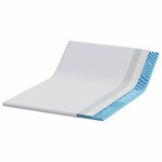 vidaXL Coussins de Matelas Blanc 160 x 200 cm