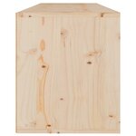 vidaXL Armoire murale 100x30x35 cm Bois de pin massif