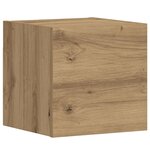 vidaXL Meubles TV muraux 5 Pièces chêne artisanal bois d'ingénierie