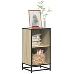 vidaXL Bibliothèque chêne sonoma 40x35x76 cm bois d'ingénierie