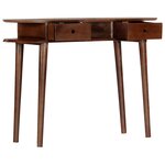 Vidaxl table console 110 x 35 x 76 cm bois d'acacia massif