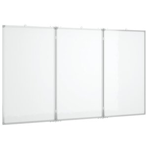 Tableau magnétique panneau écriture école maison bureau pliable 180 x 80 x 1 7 cm aluminium 02_0045527