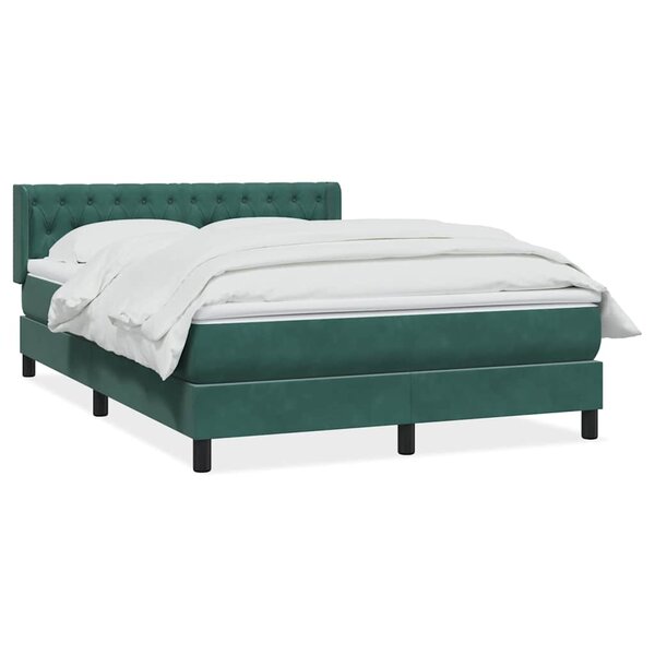vidaXL Cadre de lit sans matelas chêne fumé 150x200 cm bois ingénierie