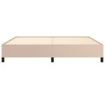 vidaXL Cadre de lit Cappuccino 200x200 cm Similicuir