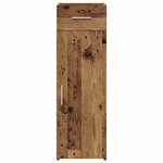Buffet vidaXL en vieux bois 30x42 5x93 cm en bois d'ingénierie