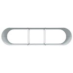 vidaXL Jardinière surélevée Marron 320 x 80 x 81 cm Acier