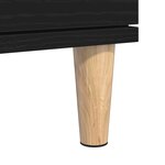 Buffet vidaXL Noir Chêne 60x35x70 cm Bois d'ingénierie