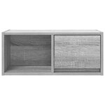 vidaXL Meuble TV sonoma gris 60x31x25 5 cm bois d'ingénierie