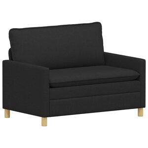 vidaXL Canapé Noir 126 x 81 x 87 5 cm