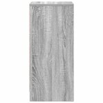 vidaXL Buffet sonoma gris 29 5x34x76 cm bois d'ingénierie