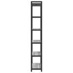 vidaXL Bibliothèque Sonoma gris 60 x 30 x 188 cm Bois d'ingénierie