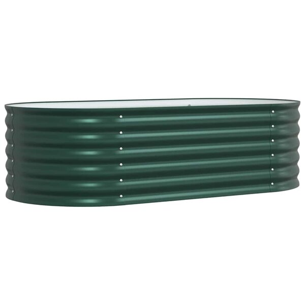vidaXL Jardinière surélevée Vert 160 x 80 x 44 cm Acier