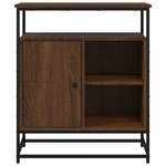 vidaXL Buffet chêne marron 69x35x80 cm bois d'ingénierie