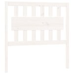 vidaXL Tête de lit Blanc 95 5x4x100 cm Bois massif de pin