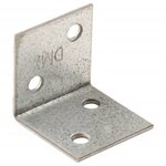 vidaXL Équerres de fixation 150 Pièces 2 mm 30x25x30 mm acier galvanisé