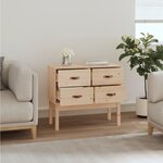 vidaXL Armoire console 90x40x78 cm Bois de pin solide