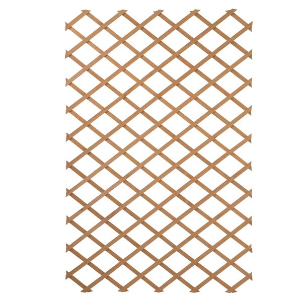 Nature Palissade de jardin 100 x 200 cm Bois Naturel
