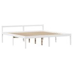 vidaXL Lit pour personne âgée avec tête de lit sans matelas 200x200 cm