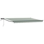 vidaXL Store rétractable manuel avec LEDs 4 5 × 3 m