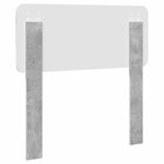 vidaXL Tête de lit Gris béton 90 cm Bois d'ingénierie