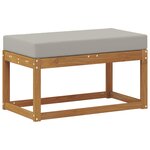 vidaXL Banc de Jardin Bois d'Acacia Massif Naturel