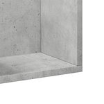 vidaXL Armoires murales 2Pièces gris béton 75x18x16 5cm bois d'ingénierie
