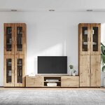vidaXL Ensemble meuble TV FLORIN Chêne artisanal Bois d'ingénierie