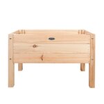 Esschert Design Lit surélevé pour enfants 65 L Naturel