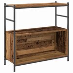 vidaXL Étagère Chêne fumé 80 x 30 x 78.5 cm Bois d'ingénierie