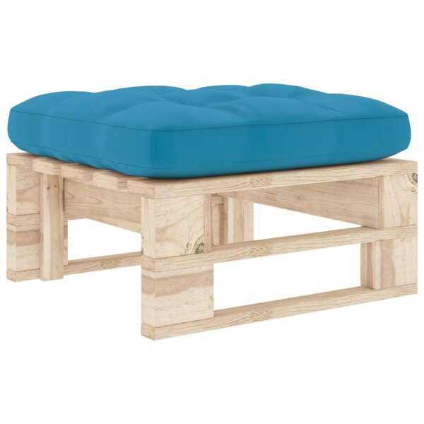 vidaXL Pouf palette de jardin bois de pin imprégné
