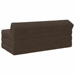 vidaXL Canapé-lit pliable Taupe 120 x 60 x 49 cm Tissu