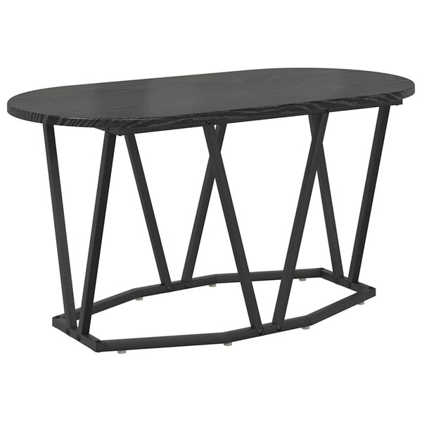 vidaXL Table basse Chêne noir 80 x 40 x 40.5 cm