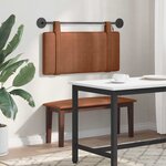 vidaXL Tête de lit suspendue Marron PU antique