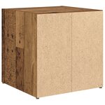 vidaXL Meubles TV - 4 pièces en bois ancien - 37 x 35 x 37 cm - Bois aggloméré