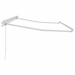 vidaXL Cadre de auvent Blanc 4 x 2 m