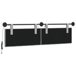 vidaXL Tête de lit suspendue Gris nuage Tissu