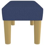 vidaXL Banc Bleu 70x30x30 cm Tissu
