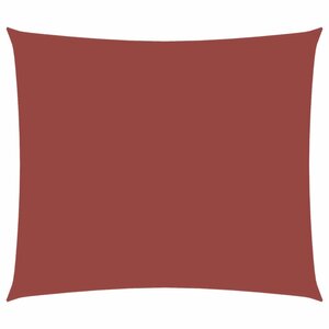 vidaXL Voile de parasol tissu oxford rectangulaire 2 5x3 m terre cuite