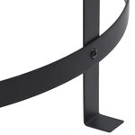 vidaXL Foyer extérieur avec gril en acier inoxydable 76 cm