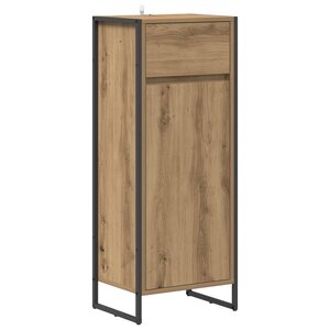 vidaXL Cabinet de salle de bain Chêne artisan 40 x 30 x 100 cm