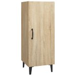 vidaXL Buffet Chêne sonoma 34 5x34x90 cm Bois d'ingénierie