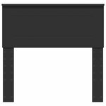 vidaXL Tête de lit Chêne noir 100 cm Bois d'ingénierie