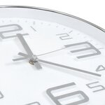 vidaXL Horloge murale 30 cm Argenté